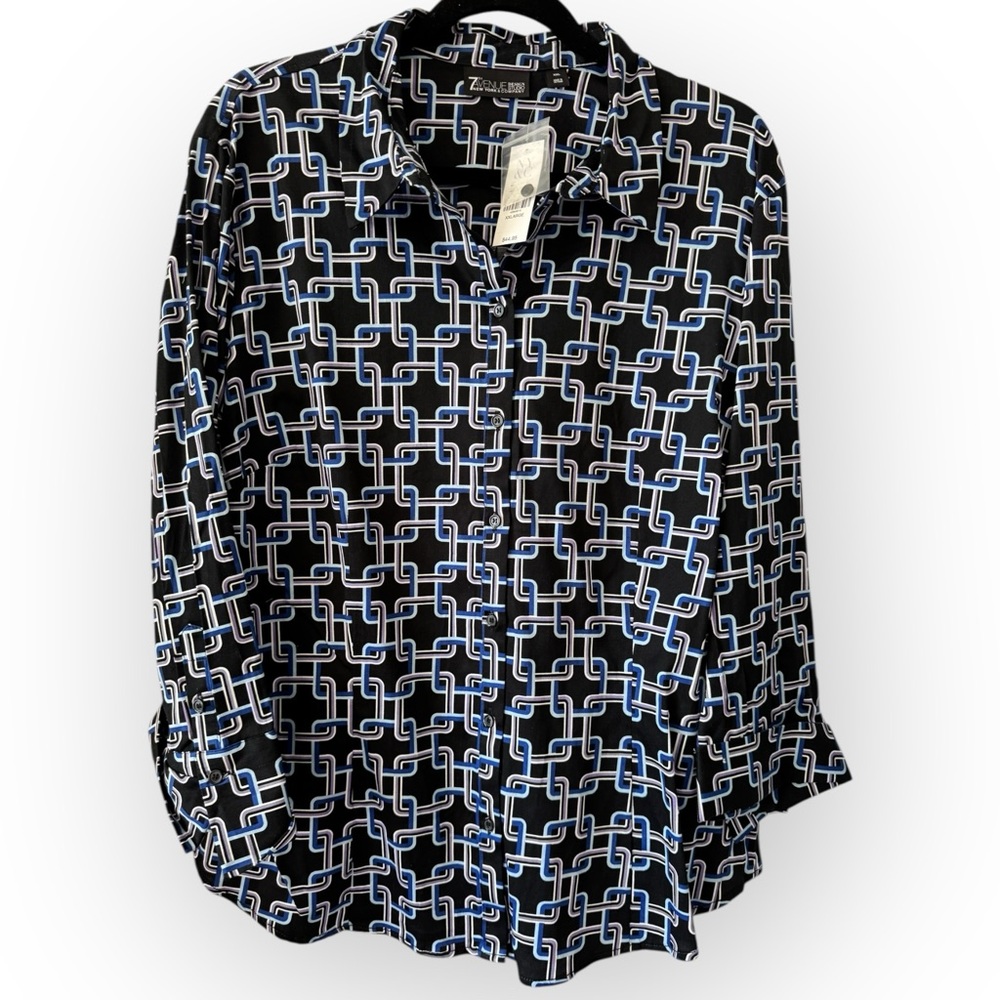 7th Avenue New York & Company-Button Down Shirt-XXL - New with Tags